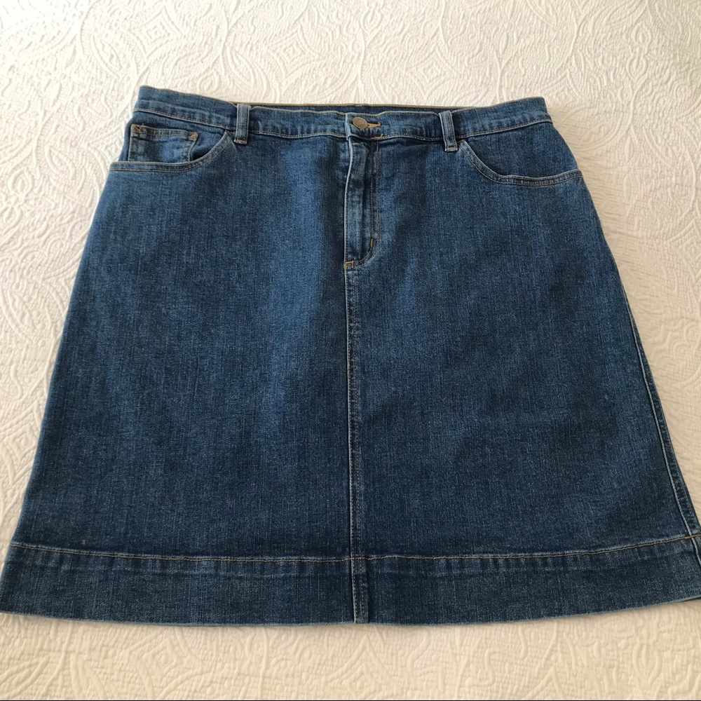 Falls Creek Denim Pencil Skirt - Picture 2 of 8